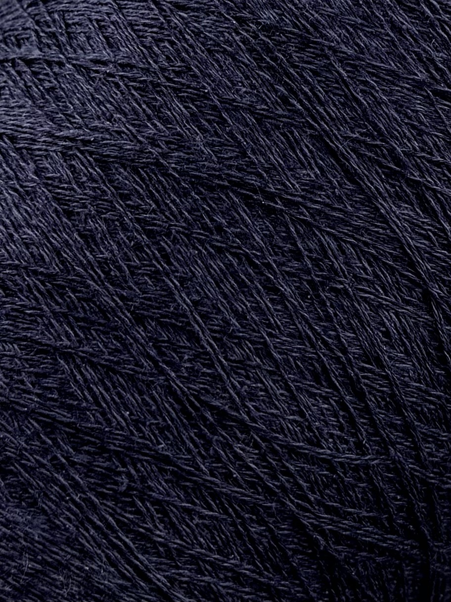 Toscano S.r.L. Art. Seta 854 Nm 2/30 – Garn aus Seide, Baumwolle, Viskose und Leinen col. Nachtblau mélange 3810